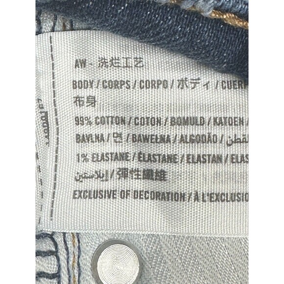 Abercrombie & Fitch Women's Size 30/10 The Cutoff Short High Rise Blue Denim - Picture 5 of 5